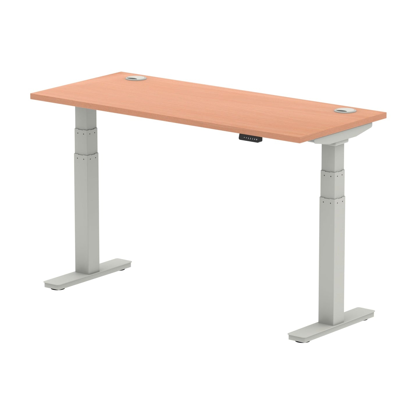 Dynamic Office Solutions Air Slimline Height Adjustable Standing Desk With Cable Ports