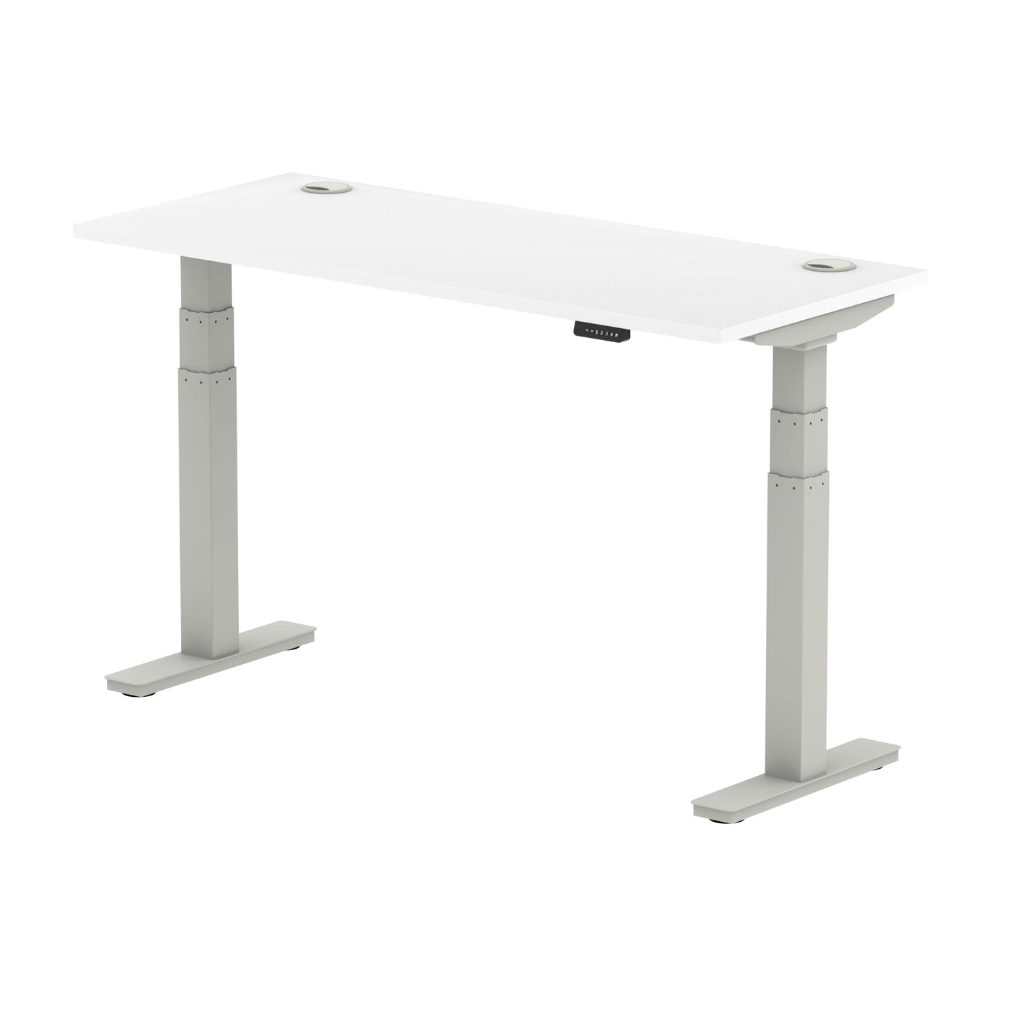 Dynamic Office Solutions Air Slimline Height Adjustable Standing Desk With Cable Ports