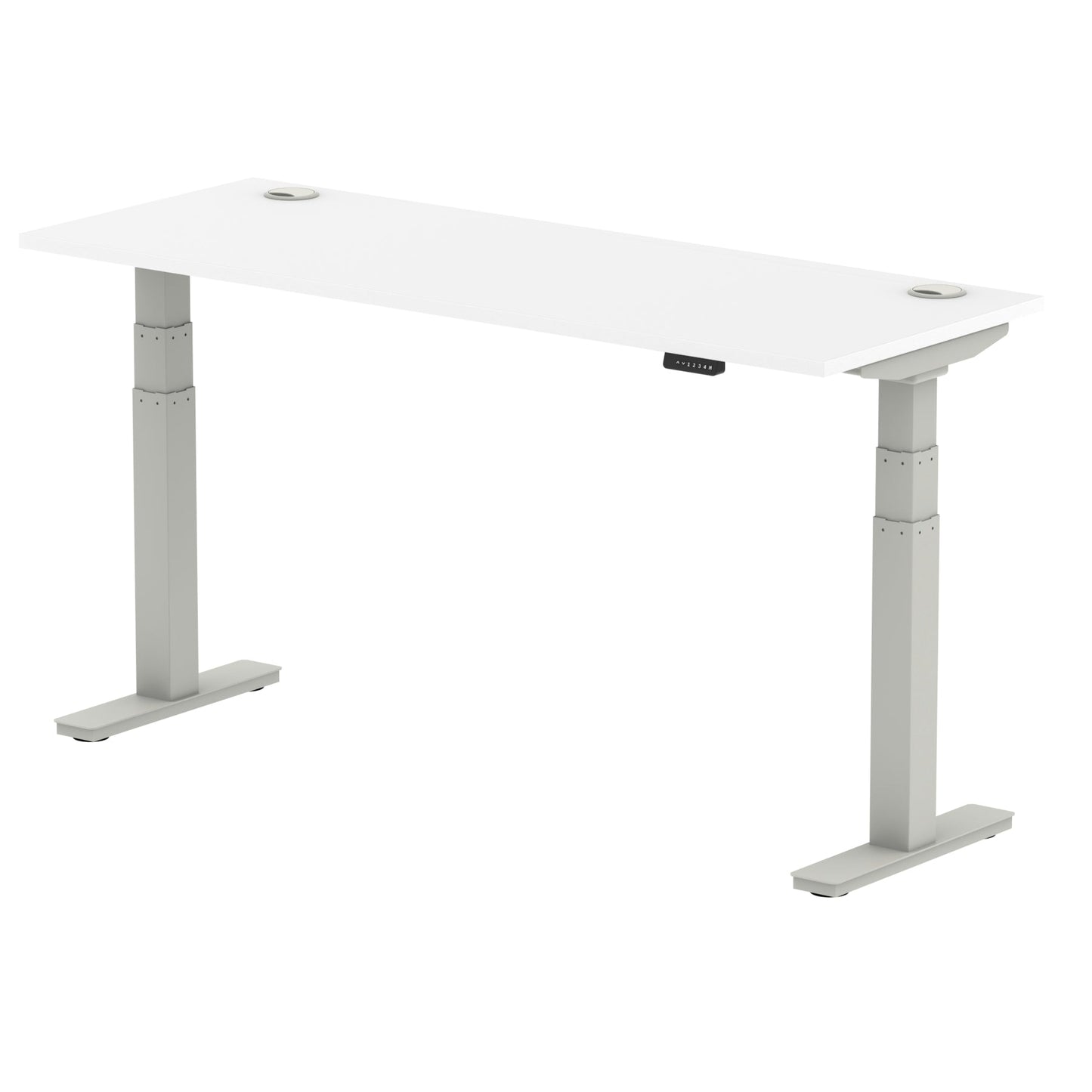 Dynamic Office Solutions Air Slimline Height Adjustable Standing Desk With Cable Ports