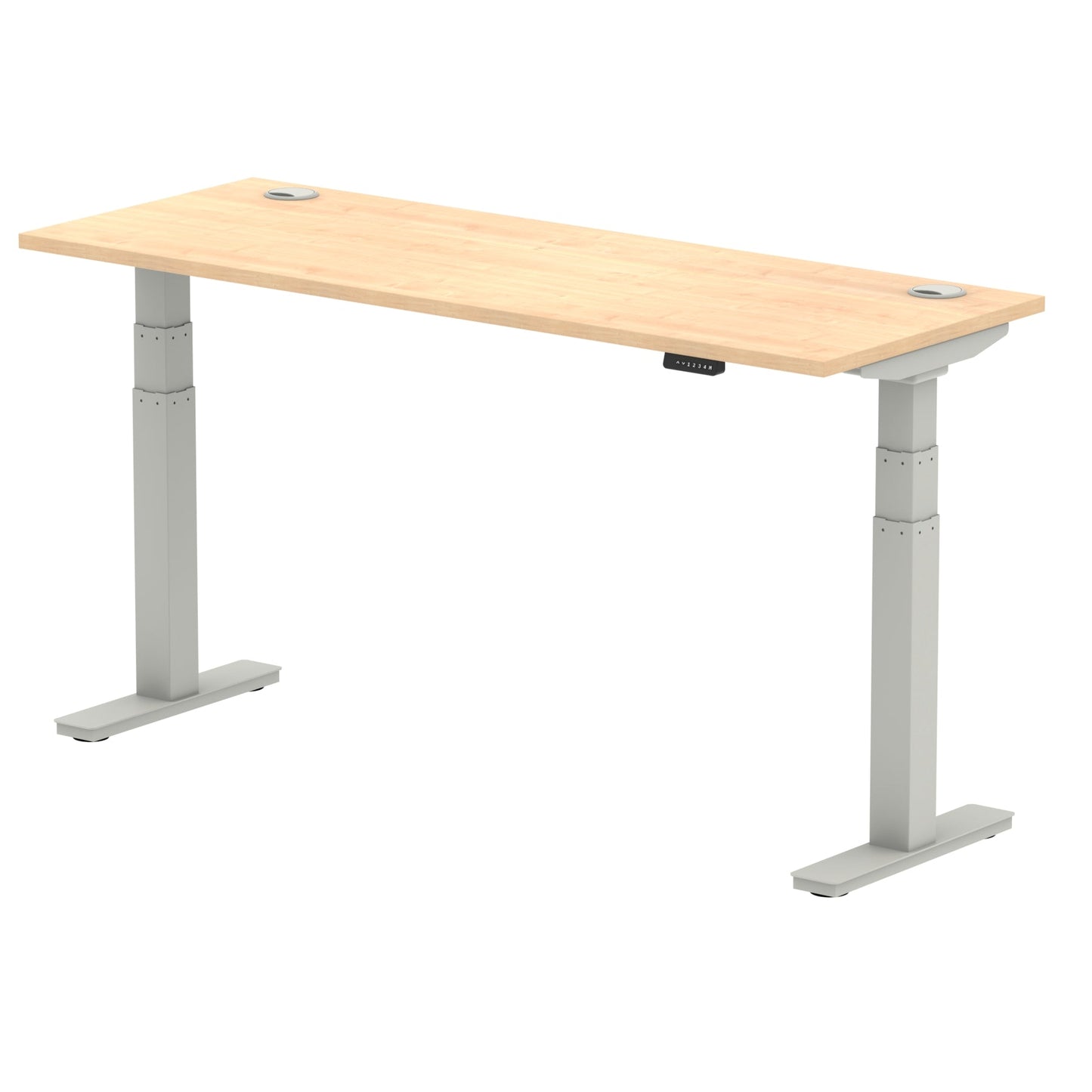 Dynamic Office Solutions Air Slimline Height Adjustable Standing Desk With Cable Ports