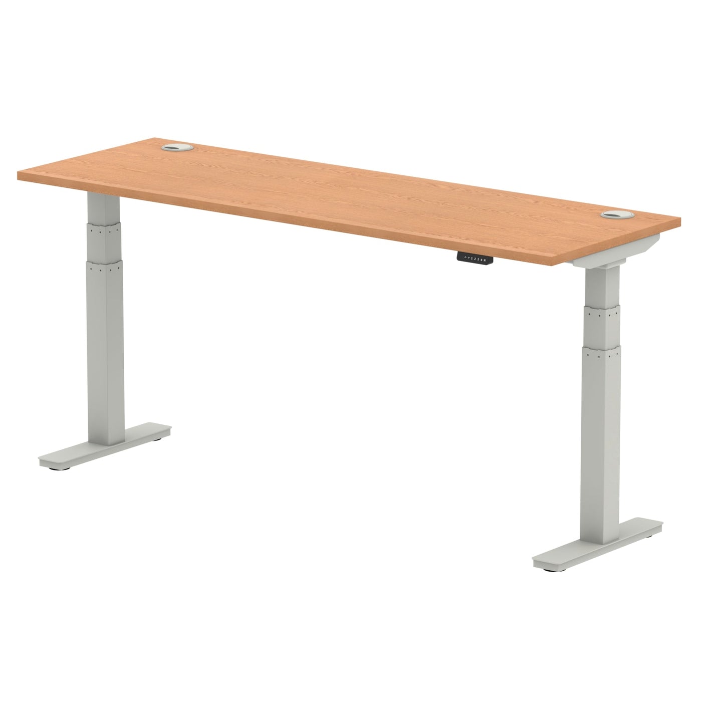 Dynamic Office Solutions Air Slimline Height Adjustable Standing Desk With Cable Ports