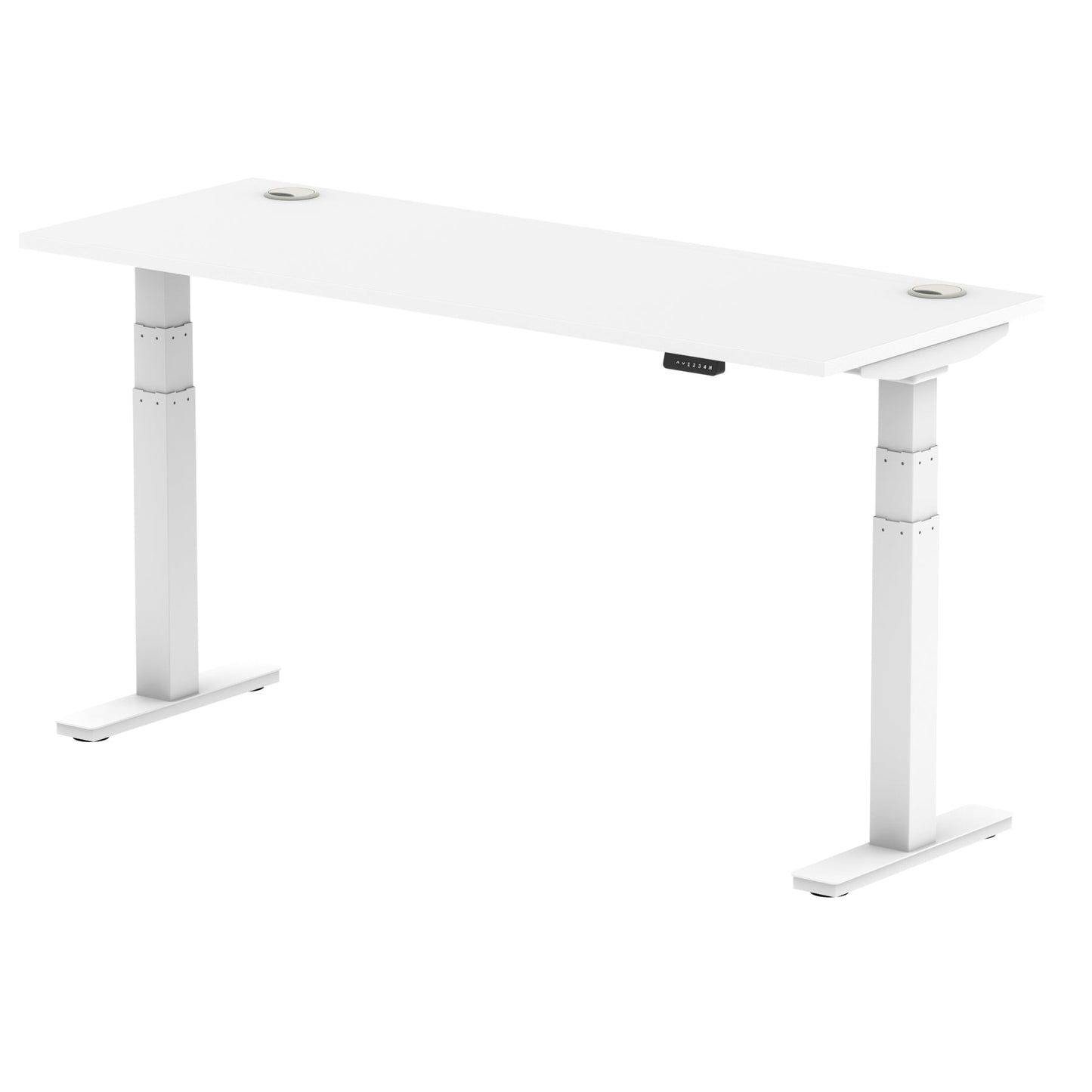 Dynamic Office Solutions Air Slimline Height Adjustable Standing Desk With Cable Ports