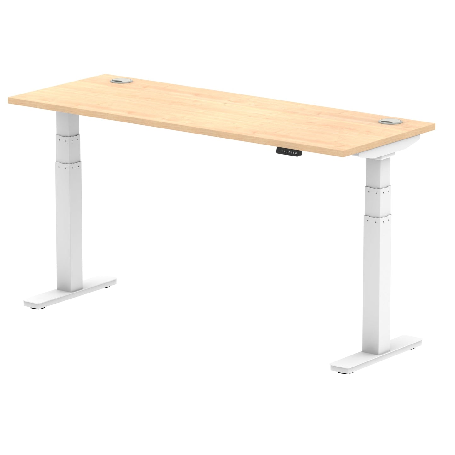 Dynamic Office Solutions Air Slimline Height Adjustable Standing Desk With Cable Ports