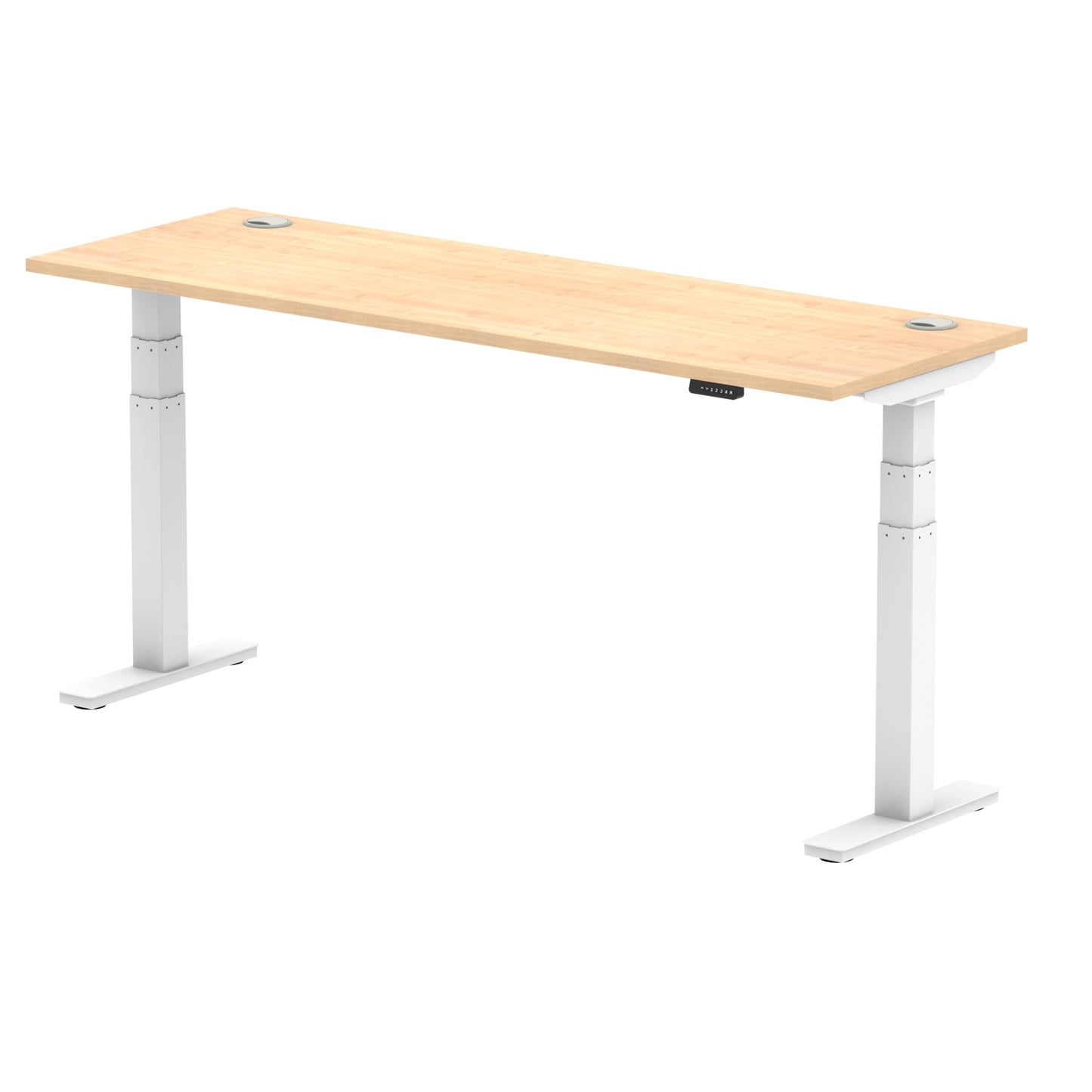 Dynamic Office Solutions Air Slimline Height Adjustable Standing Desk With Cable Ports