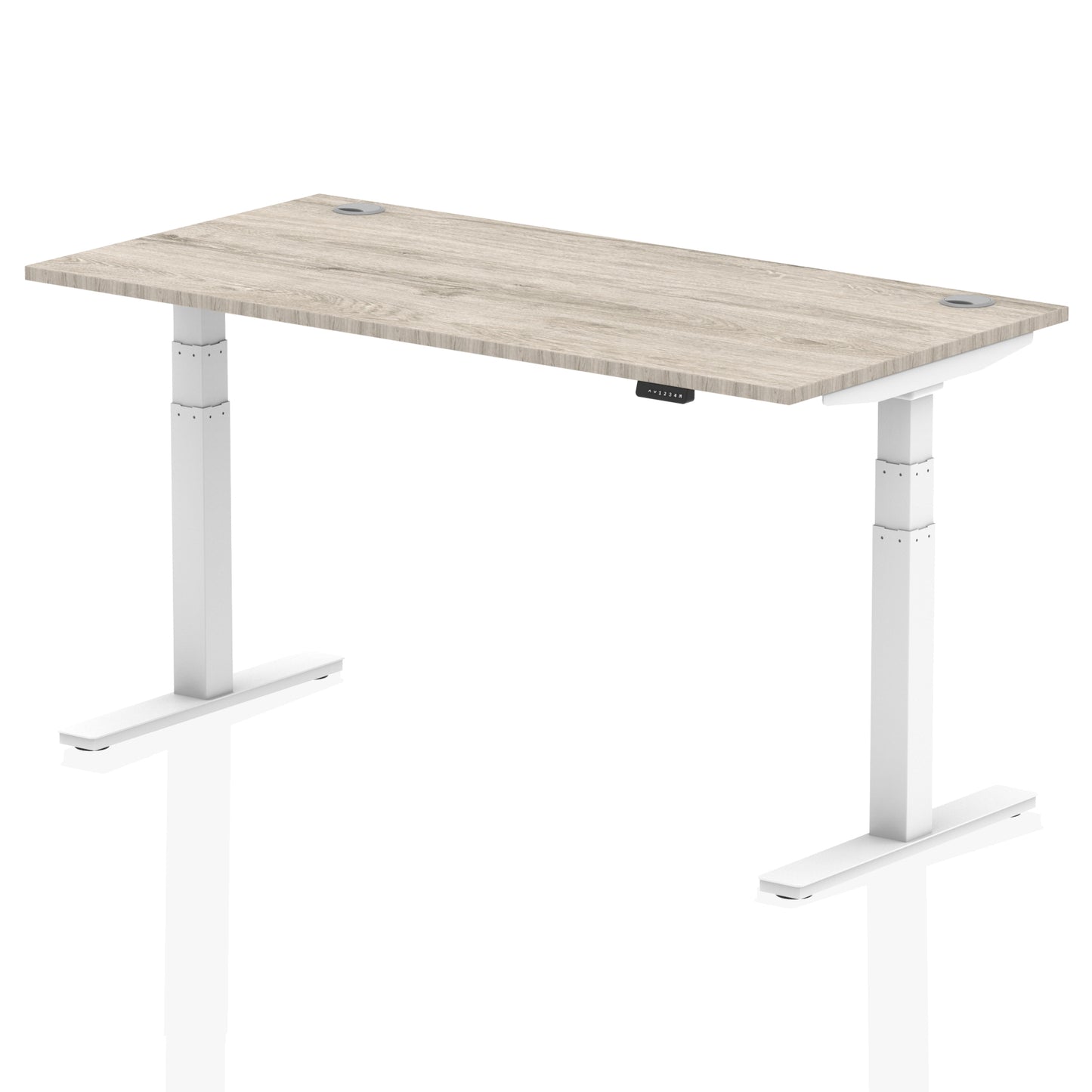 Air Height Adjustable Desk With Cable Ports