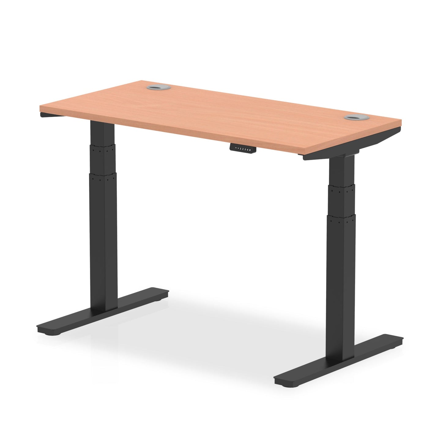 Dynamic Office Solutions Air Slimline Height Adjustable Standing Desk With Cable Ports