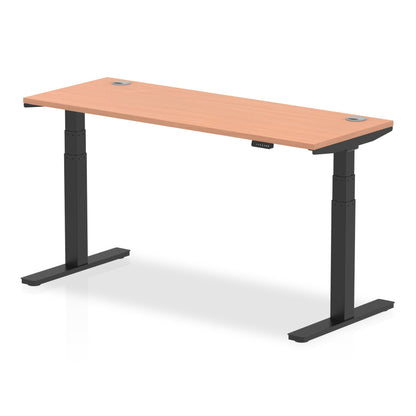 Dynamic Office Solutions Air Slimline Height Adjustable Standing Desk With Cable Ports