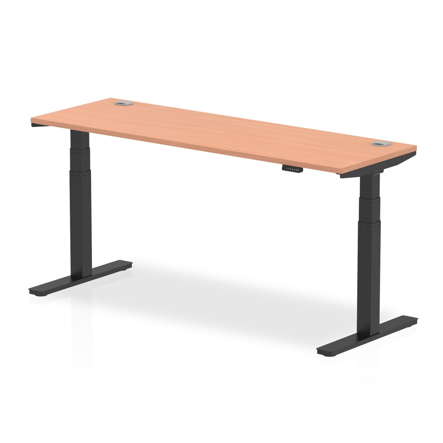 Dynamic Office Solutions Air Slimline Height Adjustable Standing Desk With Cable Ports