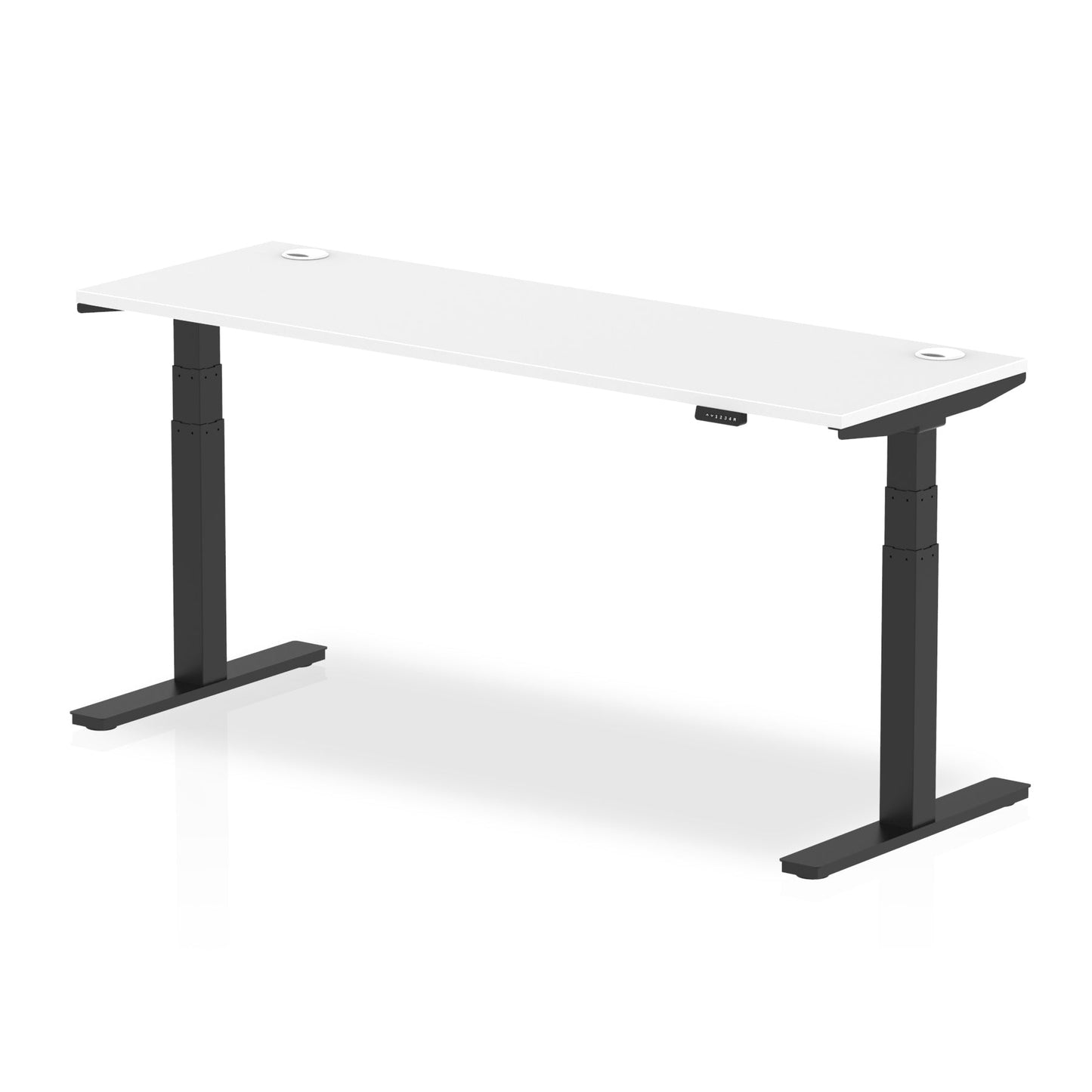 Dynamic Office Solutions Air Slimline Height Adjustable Standing Desk With Cable Ports