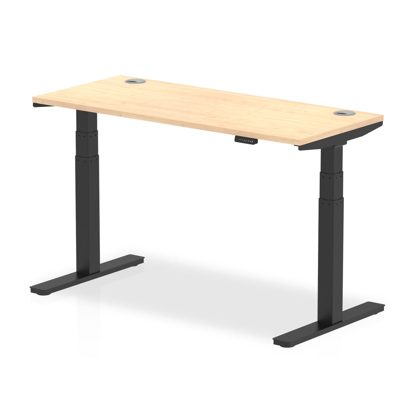 Dynamic Office Solutions Air Slimline Height Adjustable Standing Desk With Cable Ports