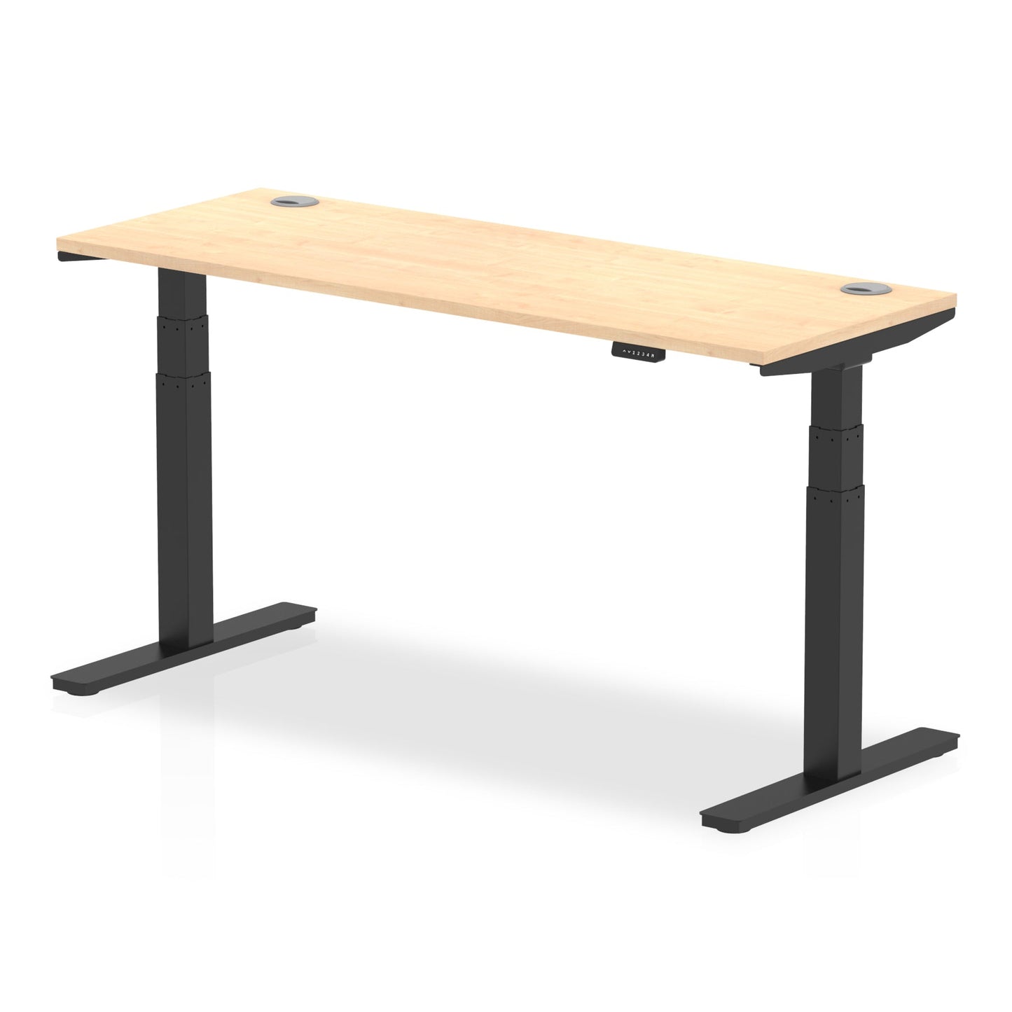 Dynamic Office Solutions Air Slimline Height Adjustable Standing Desk With Cable Ports