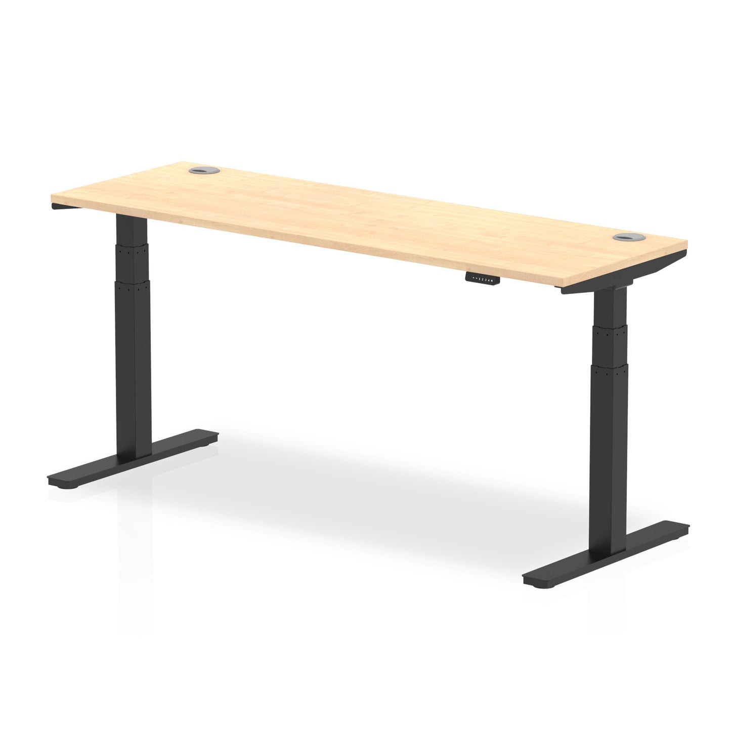 Dynamic Office Solutions Air Slimline Height Adjustable Standing Desk With Cable Ports