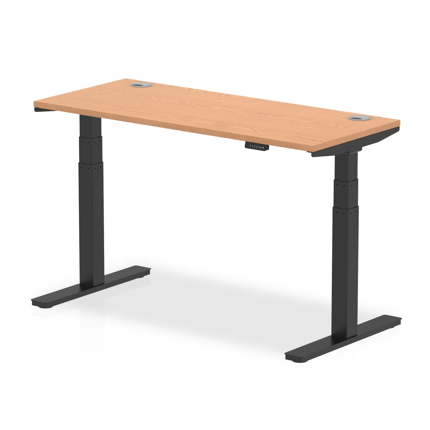 Dynamic Office Solutions Air Slimline Height Adjustable Standing Desk With Cable Ports