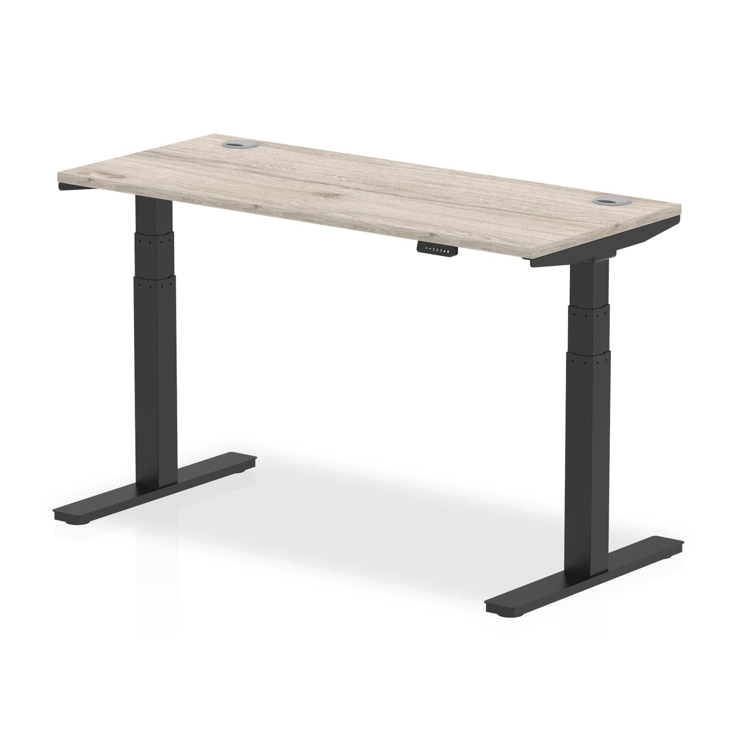 Dynamic Office Solutions Air Slimline Height Adjustable Standing Desk With Cable Ports