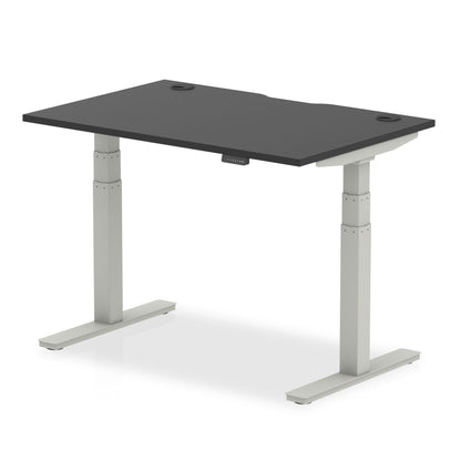 Dynamic Office Solutions Black Series Height Adjustable Standing Desk with Cable Ports