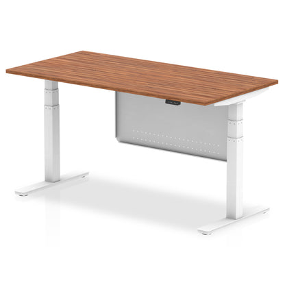 Air Height Adjustable Desk without Cable Ports with Steel Modesty Panel