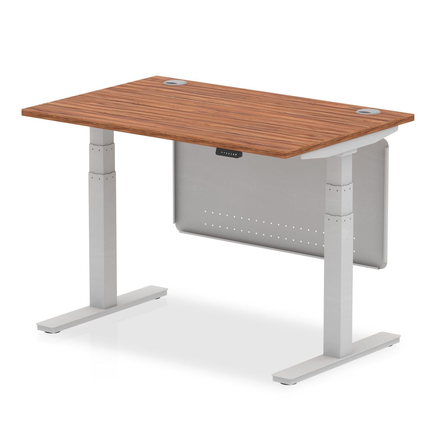 Dynamic Office Solutions AIR Height Adjustable Standing Desk with Cable Ports & Steel Modesty Panel