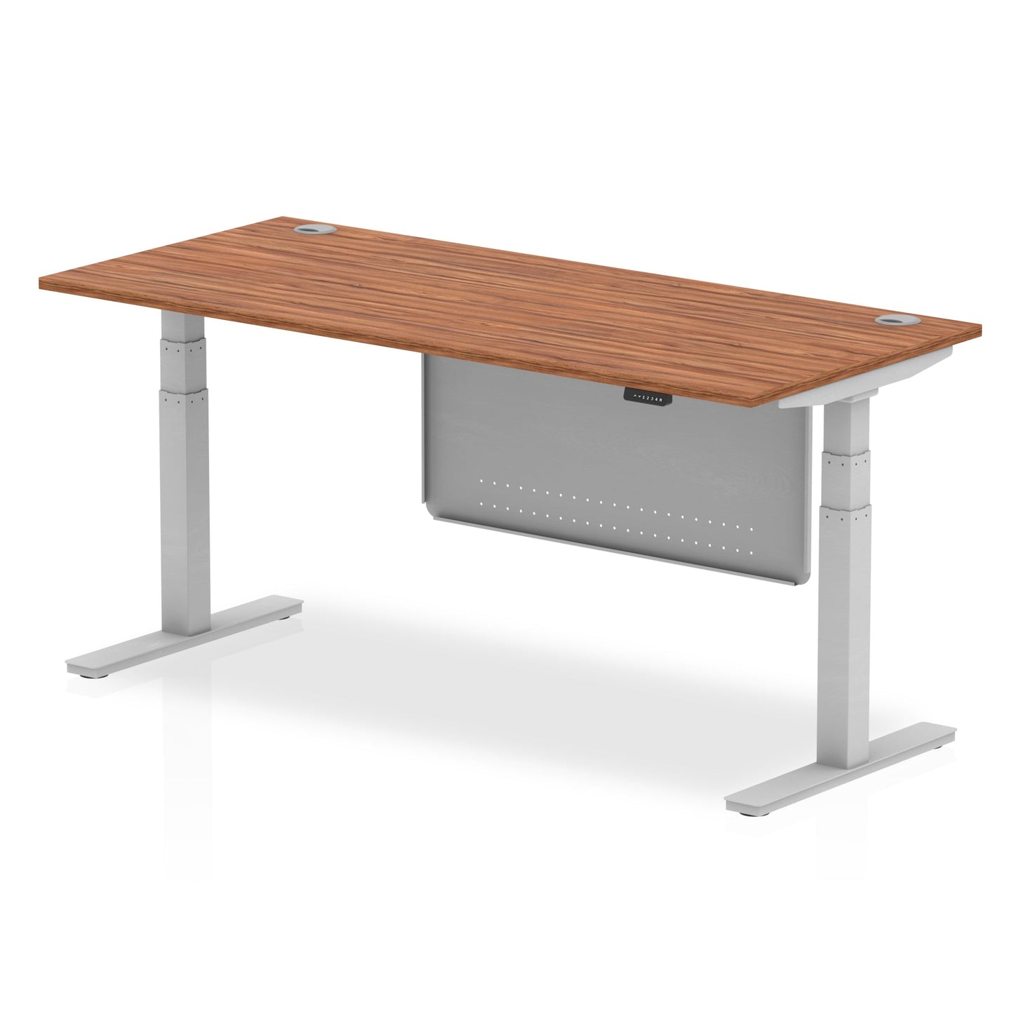 Dynamic Office Solutions AIR Height Adjustable Standing Desk with Cable Ports & Steel Modesty Panel