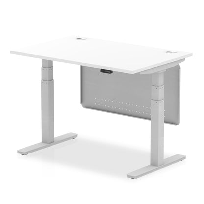 Dynamic Office Solutions AIR Height Adjustable Standing Desk with Cable Ports & Steel Modesty Panel