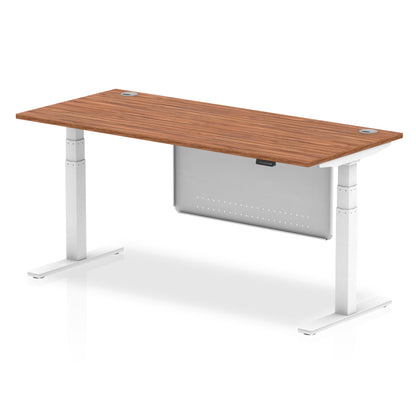 Dynamic Office Solutions AIR Height Adjustable Standing Desk with Cable Ports & Steel Modesty Panel