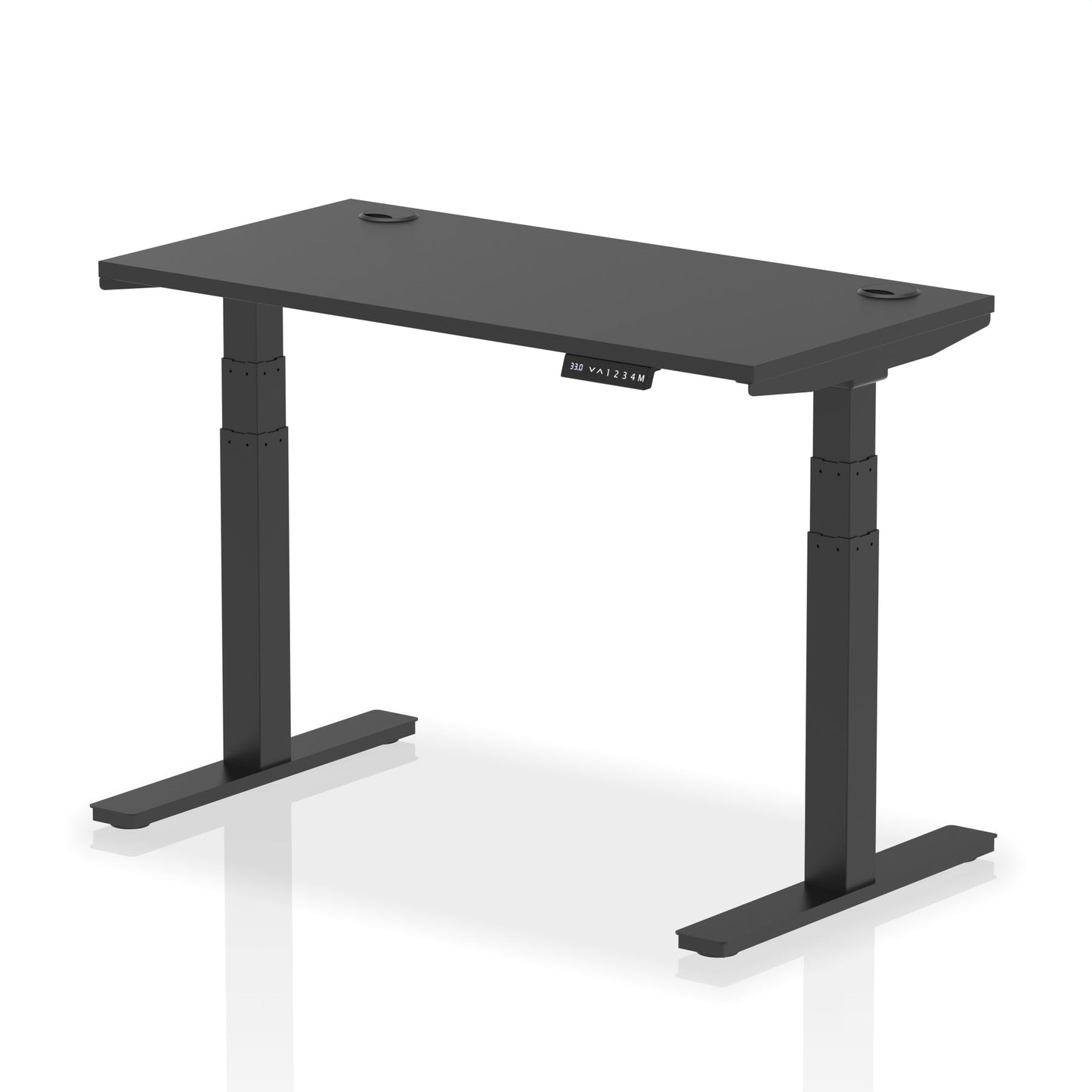 Dynamic Office Solutions Air Slimline Height Adjustable Standing Desk With Cable Ports